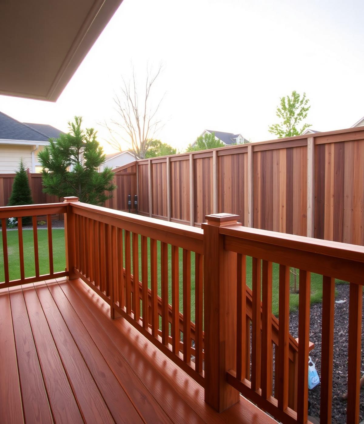 Deck & Privacy Fence